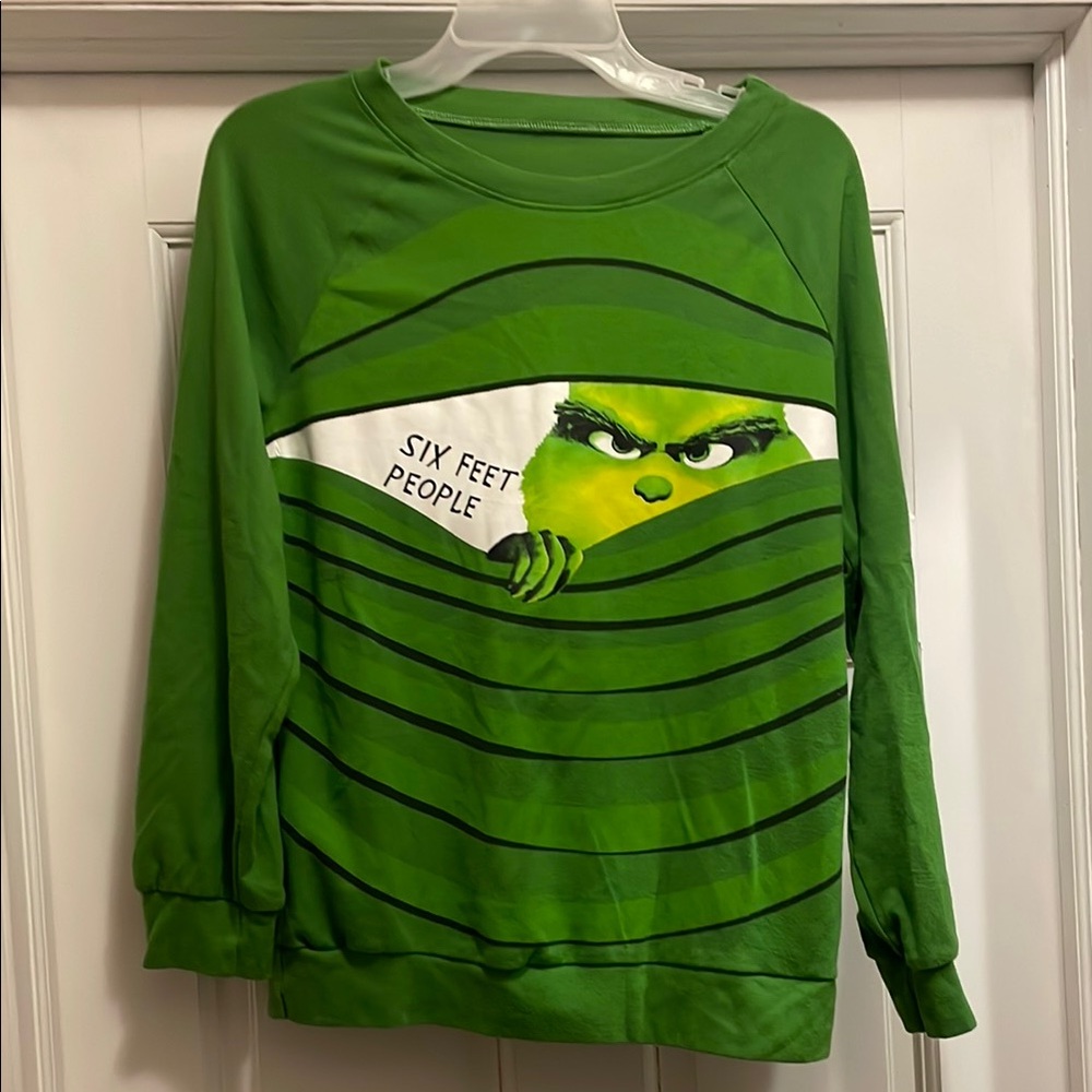 Christmas 🎄 Green Grinch Six Feet People Sweatshirt